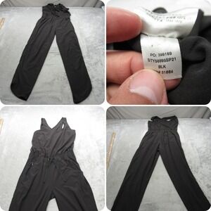 Patagonia Jumpsuit Womens 2 Dark Gray V-Neck Sleeveless 1 Piece Romper Fleetwith